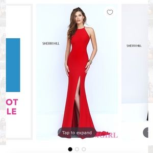 Red Sherri Hill Size 2